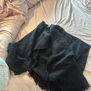 Elegant Black Women's Sweater/shawl
